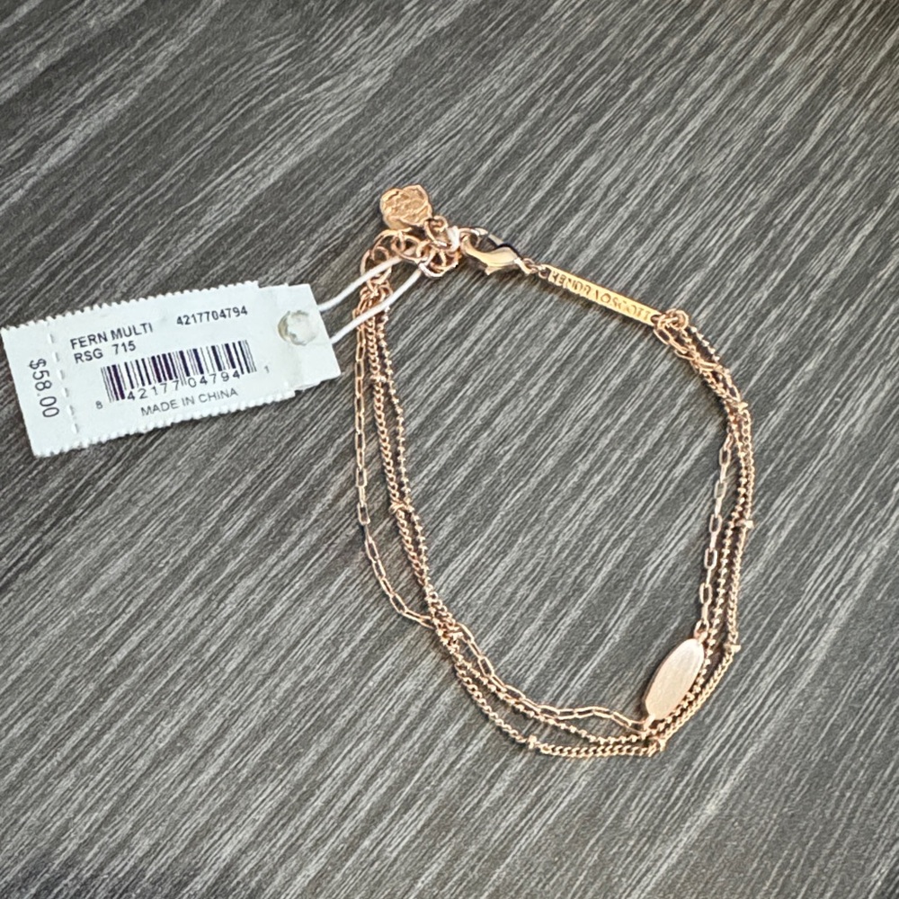Kendra Scott Rose Gold Layered Bracelet